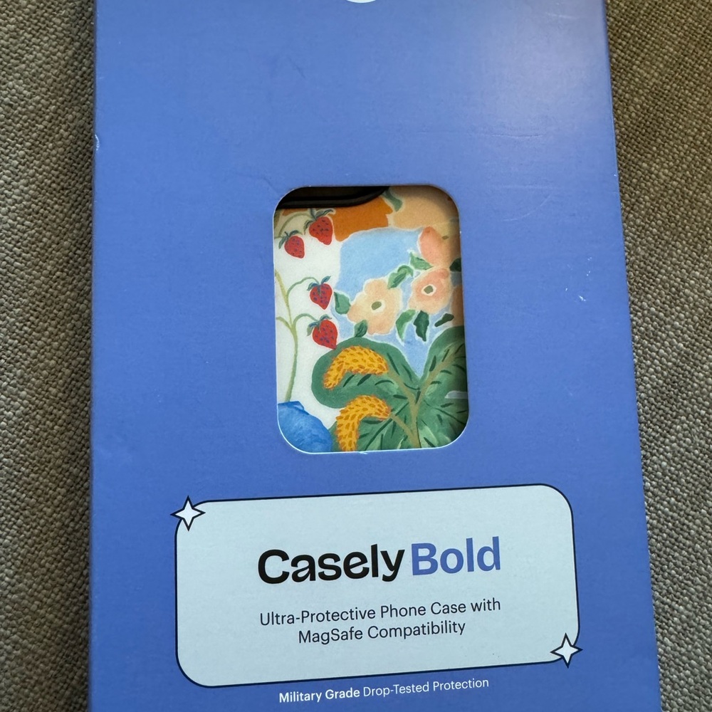 Blue and Green Floral Phone Case